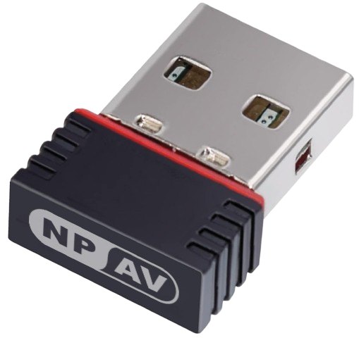 NPAV CyberSec-Ai WiFi USB Mini Adapter (150 Mbps | Compact Design | Advanced Security)