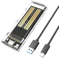 NPAV CyberSec-Ai M.2 SSD External Case (High-Speed | Plug & Play | Smart Compatibility)