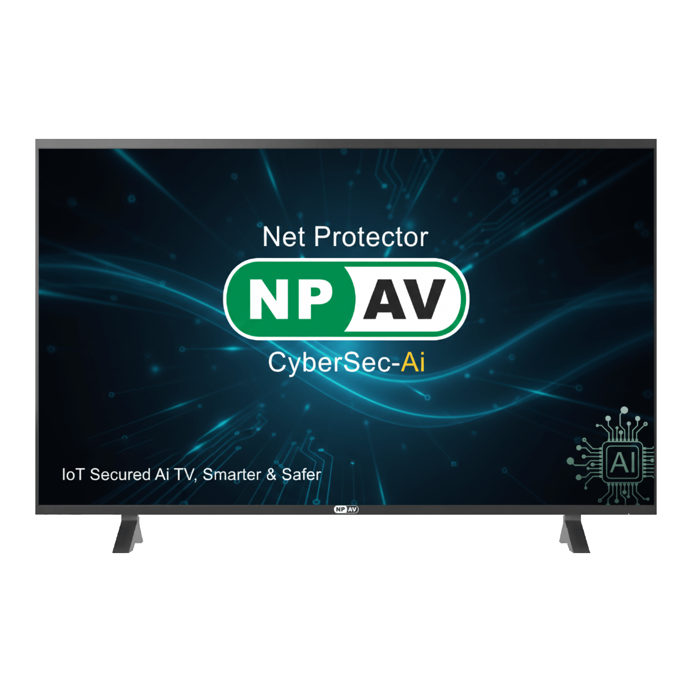 NPAV CyberSec-AI Smart TV (Smart + Secure 4K Entertainment with Built-in NPAV Cyber Security)